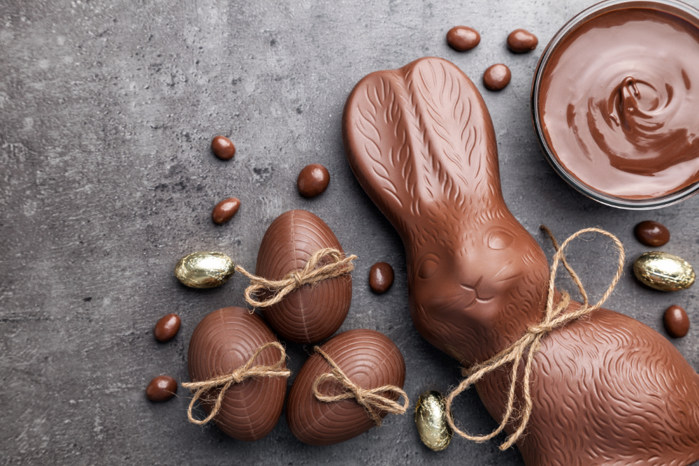 108 Millionen Schokohasen wurden für das bevorstehende Osterfest produziert. (Foto: AdobeStock/and.one)