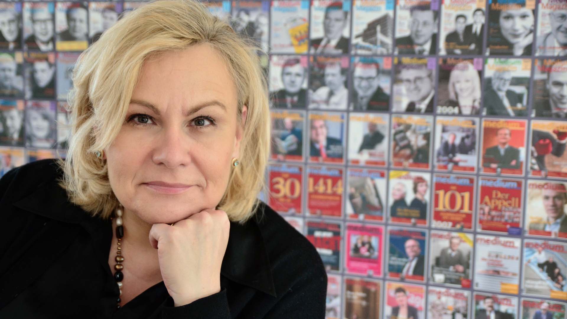 Annette Milz ist Herausgeberin des Medium Magazins. (Foto: Ingrid Schick)