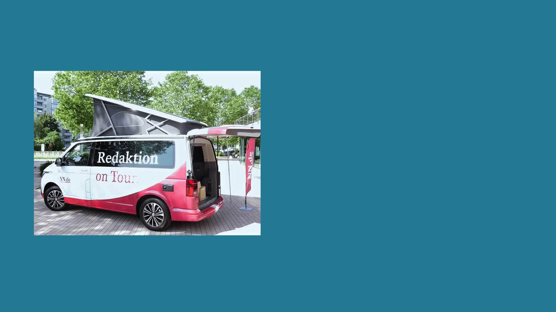 Der Tourbus der Nürnberger Nachrichten