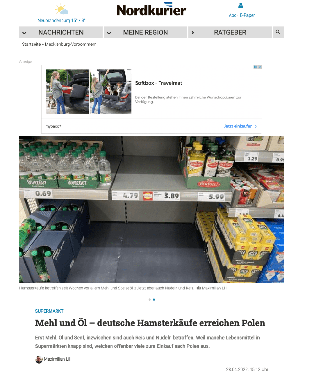 Foto: Screenshot Nordkurier