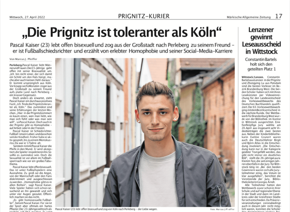 Großstadt versus ländliche Region: Wo ist erfährt die Queer-Community mehr Toleranz? Die MAZ fragte nach. (Foto: Märkische Allgemeine Zeitung)