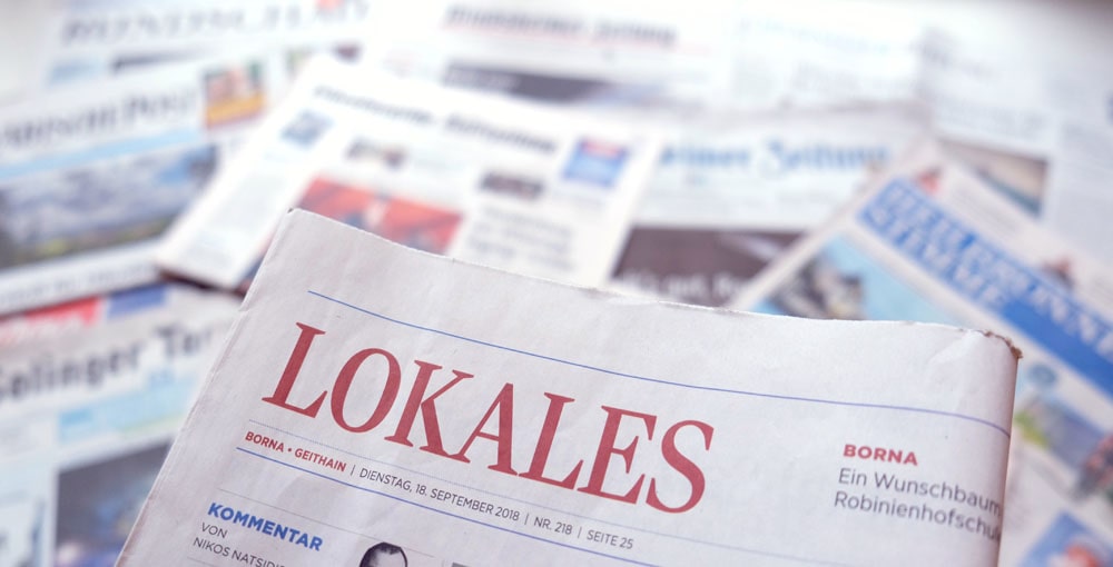 Fundgrube für überregionale Medien – Lokalzeitungen