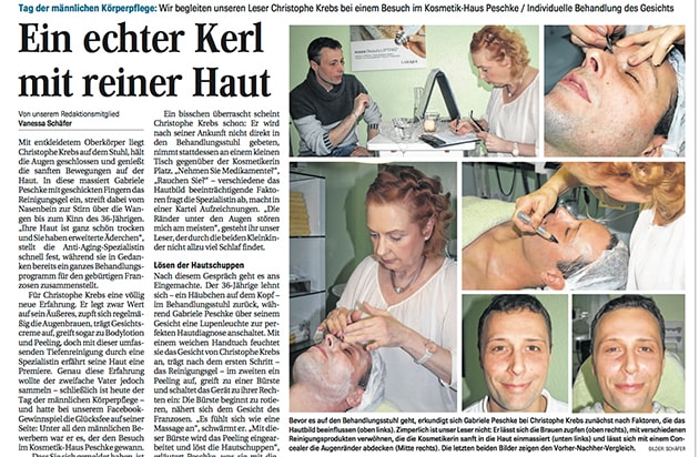 Ausschnitt der Schwetzinger Zeitung