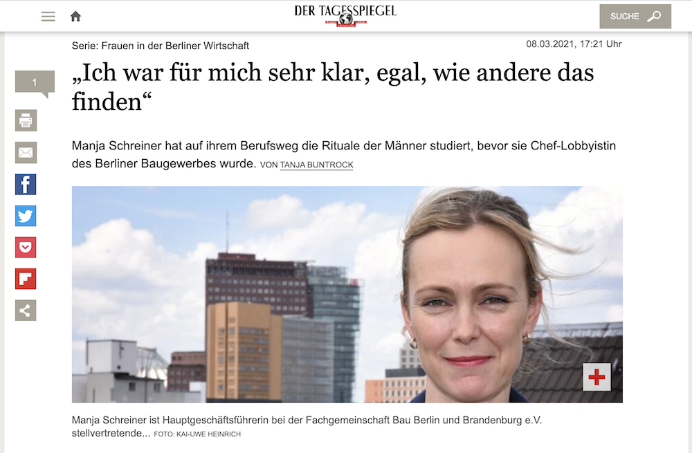 Mit Klick aufs Bild gelangen Sie zum Beitrag. (Screenshot: tagesspiegel.de)