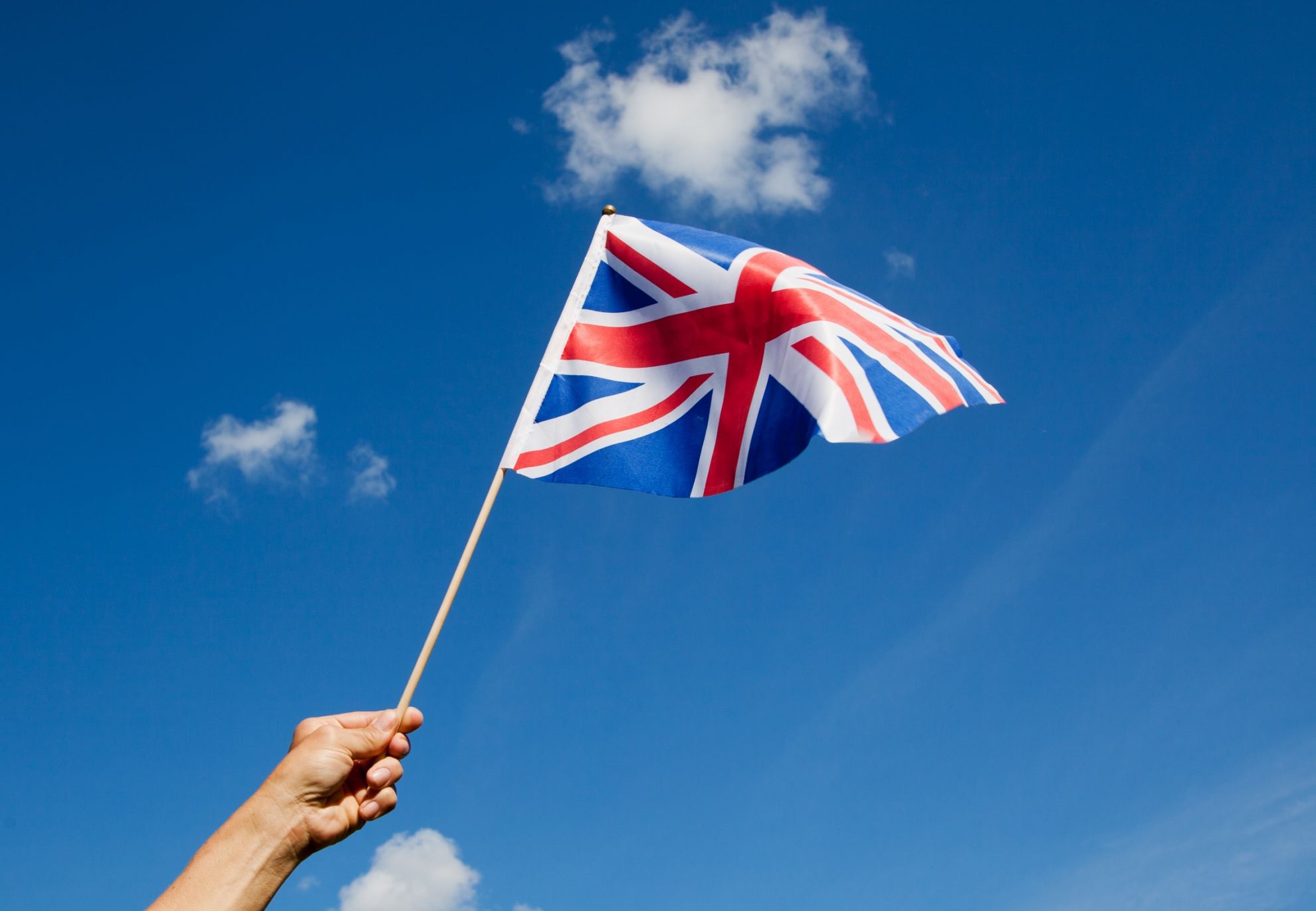 Britische Flagge.