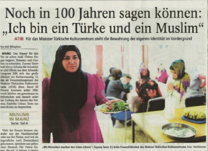 Ausschnitt aus der Allgemeinen Zeitung