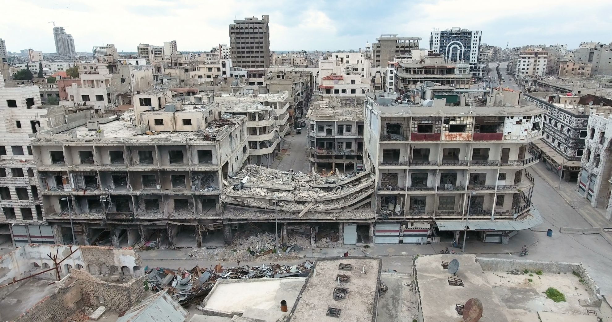 Die syrische Stadt Homs wurde völlig zerbombt. (Foto: fotolia/Olivier)