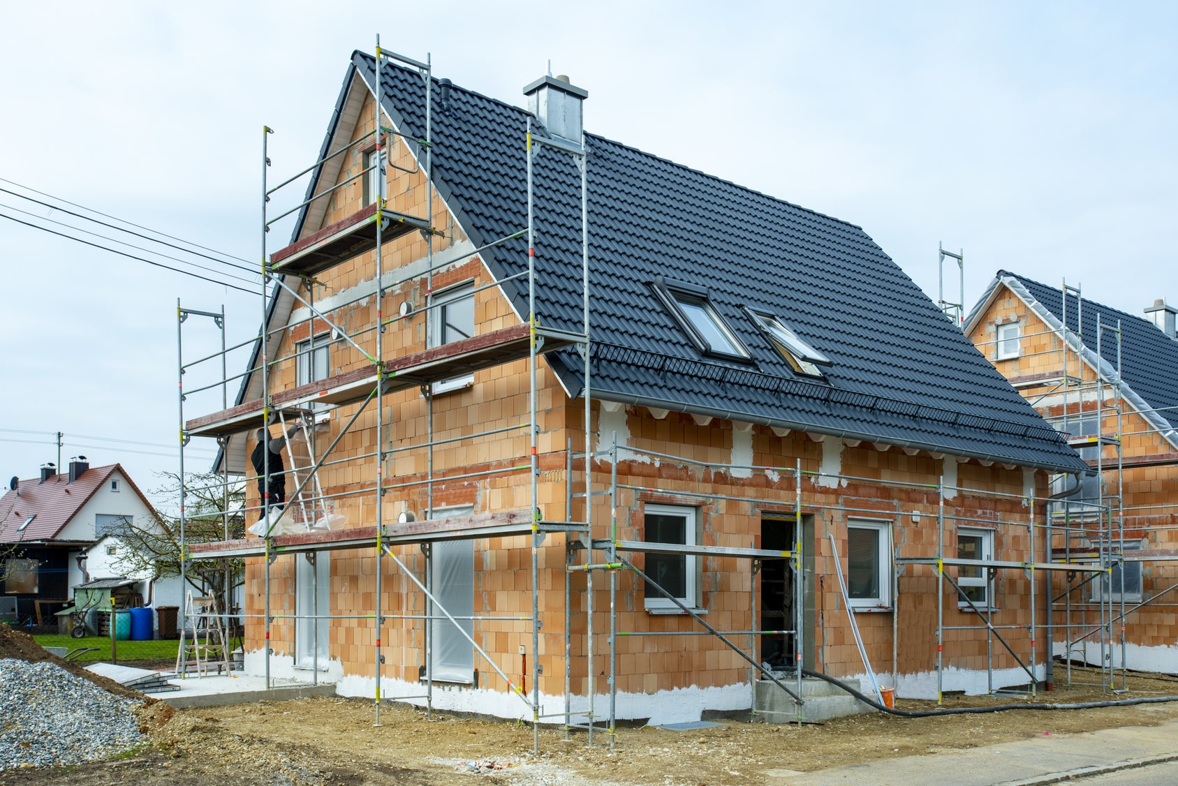 Auf dem Land wird häufig neu gebaut. (Foto: Fotolia/Wolfilser)