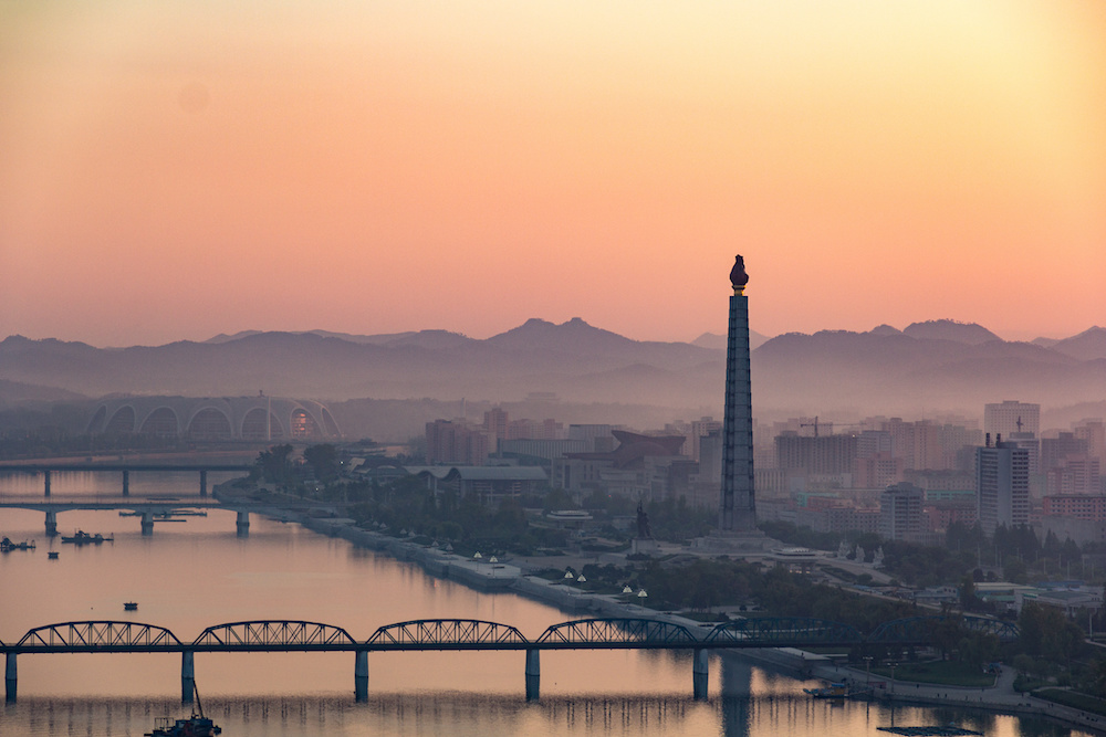 Der Juche Turm, ein Denkmal in der nordkoreanischen Hauptstadt Pjöngjang. (Foto: AdobeStock/Jens)