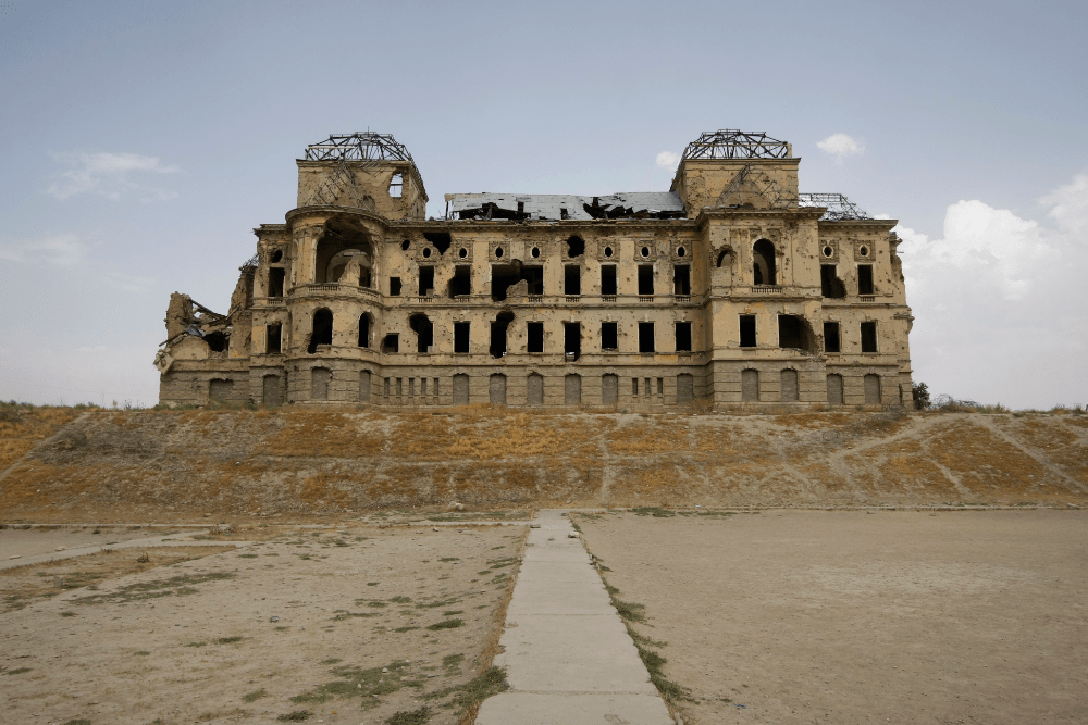 Zerstörter Palast in Kabul. (Foto: AdobeStock/knovakov)