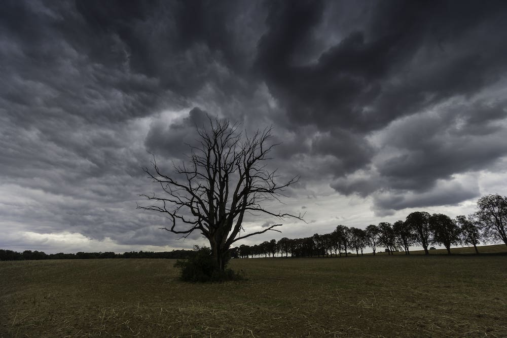 Dunkle Wolken am Himmel des Gemüts. (Foto: AdobeStock/Chinnapong)