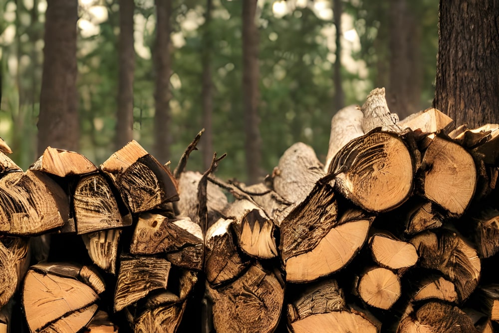 Scheit für Scheit aufgereiht: In vielen Wäldern wird dieser Anblick aufgrund von Holzdiebstählen immer seltener. (Foto: AdobeStock/Wirestock Creators)