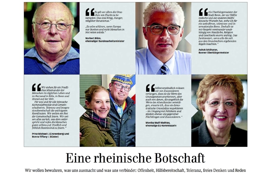 Ausschnitt der Rheinischen Botschaft