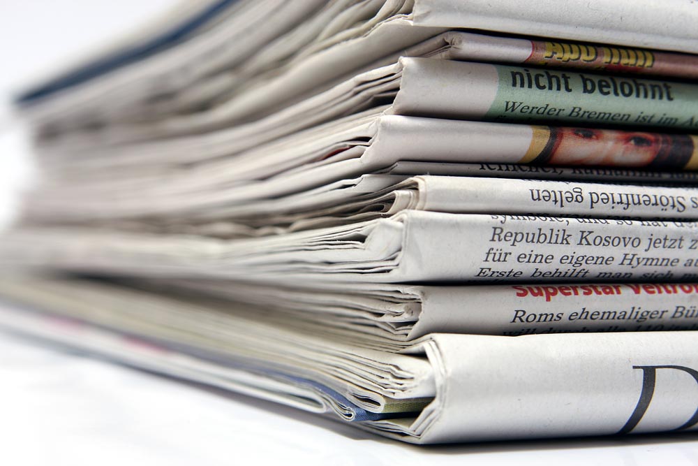 Der zweite Shutdown ist das bestimmende Thema in den Zeitungen. (Foto: AdobeStock/RRF)