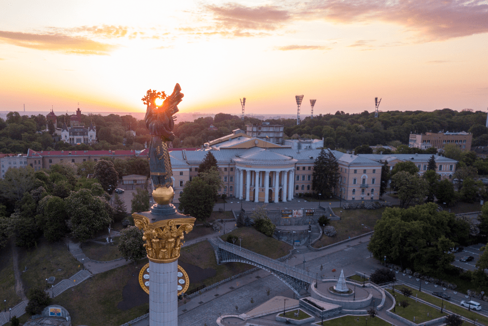 Das Unabhängigkeitsdenkmal in der ukrainischen Hauptstadt Kiew. (Foto: AdobeStock/maksym)