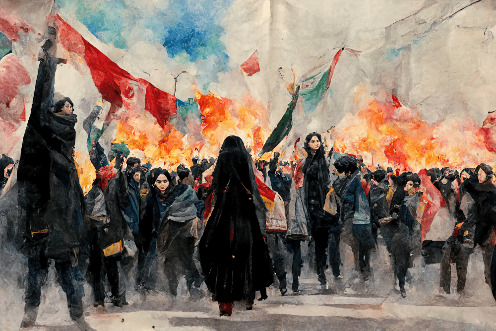 Seit Wochen gibt es im Iran Proteste gegen das islamistische Regime (Symbolbild: AdobeStock/Justinas).