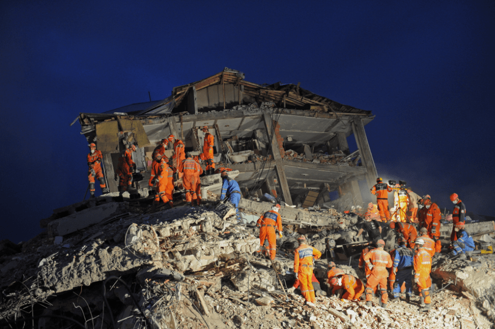 Zerstörungen in dem Ort Elazig in der Türkei. (Foto: AdobeStock/mehmet)