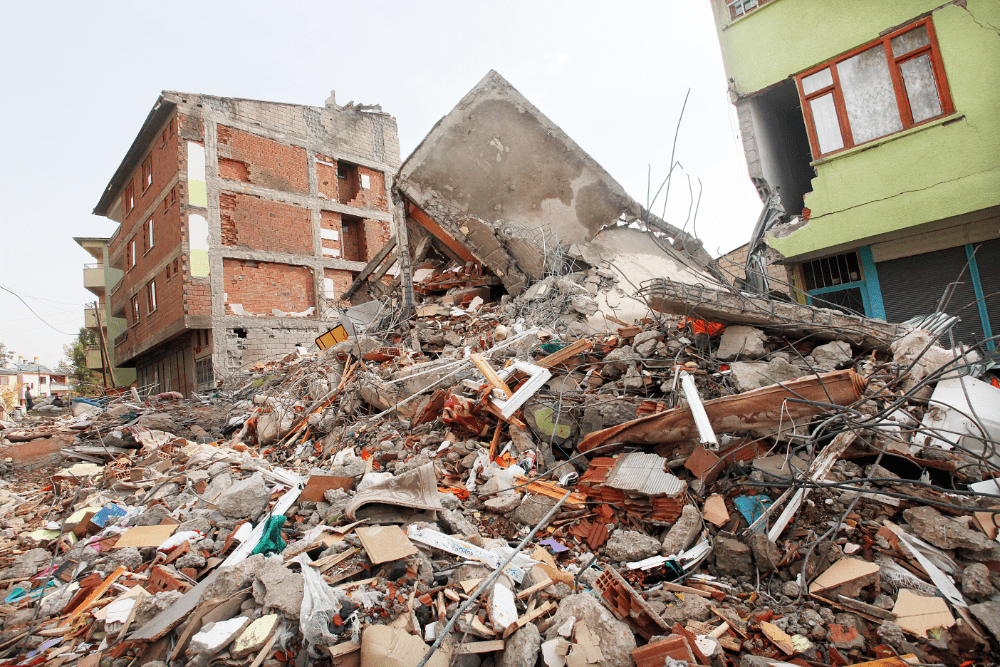 Zerstörungen in dem Ort Van in der Türkei. (Foto: AdobeStock/Cenk)