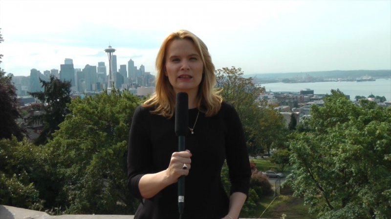 Redakteurin Johanna Rüdiger in Seattle