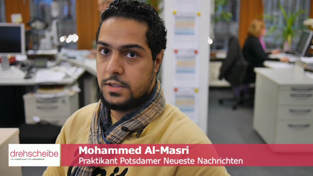 Redaktionspraktikant Mohammed Al-Masri