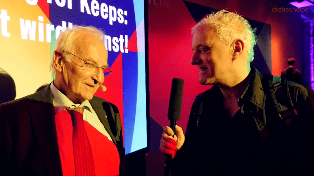 Edmund Stoiber im Gespräch mit Stefan Wirner