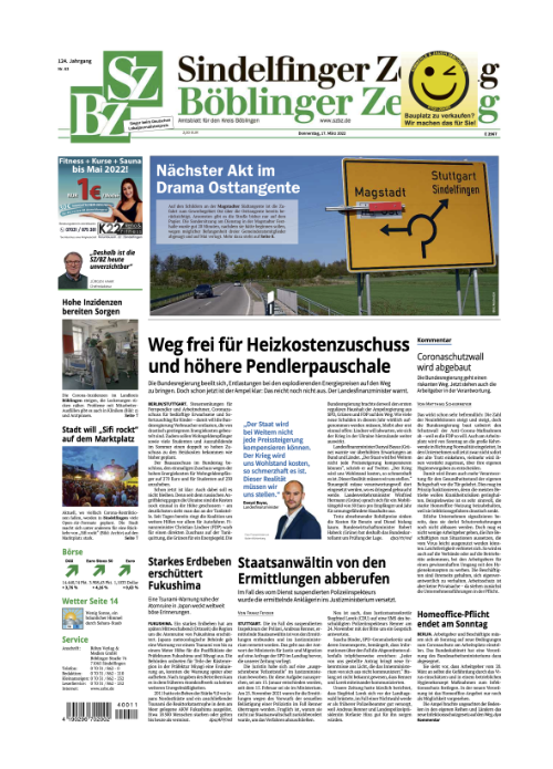 Sindelfinger Zeitung / Böblinger Zeitung