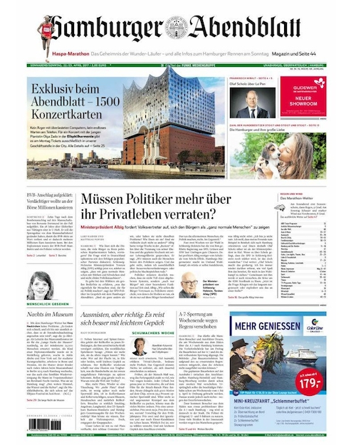 Zur Hamburger Abendblatt