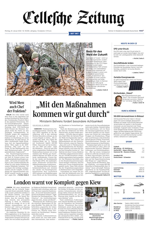 Jirafa Registro Corrección Cellesche Zeitung - drehscheibe