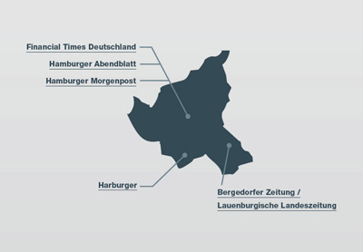Karte des Lokaljournalismus in Hamburg