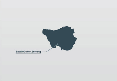 Karte des Lokaljournalismus in Saarbrücken